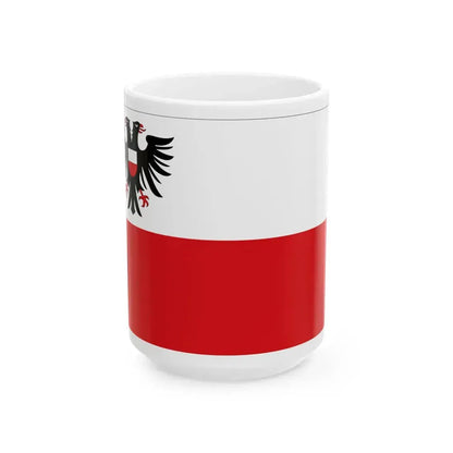Flagge Luebeck (Germany) White Coffee Mug 15oz - Go Mug Yourself