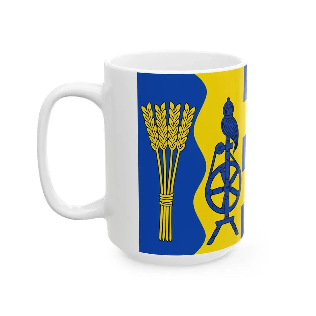 Flagge Luenne (Germany) White Coffee Mug - Go Mug Yourself
