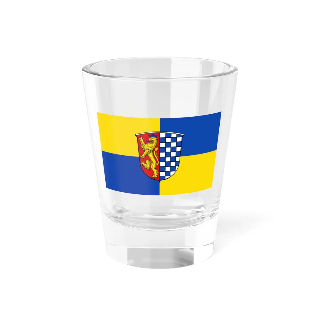 Flagge Luetzelbach (Germany) Shot Glass 1.5oz 1.5oz - Go Mug Yourself