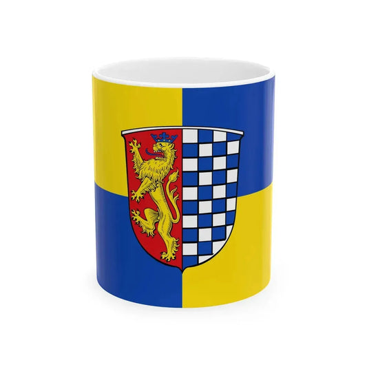 Flagge Luetzelbach (Germany) White Coffee Mug 11oz - Go Mug Yourself
