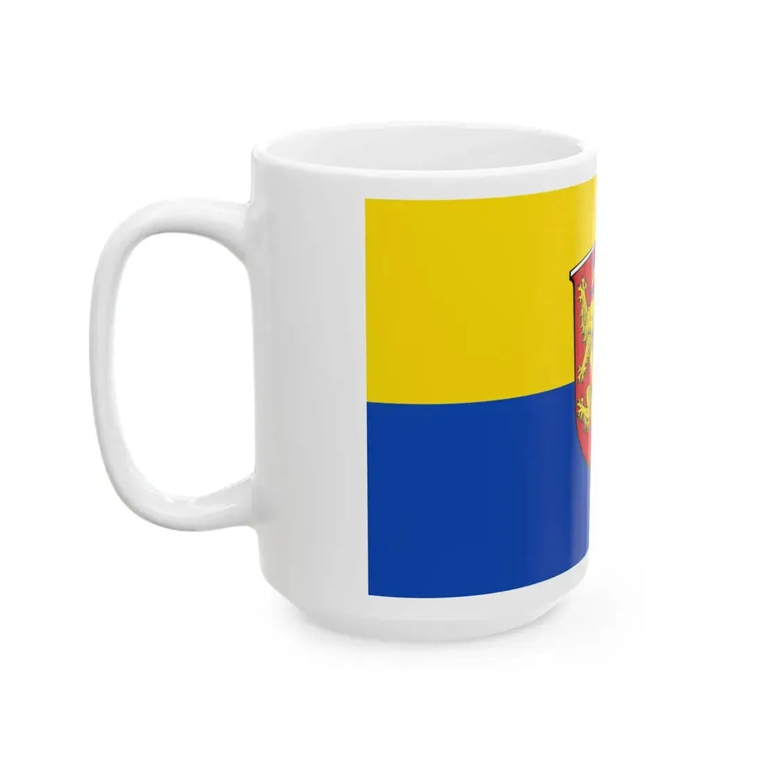 Flagge Luetzelbach (Germany) White Coffee Mug - Go Mug Yourself