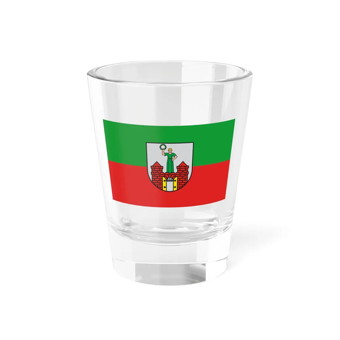 Flagge Magdeburg (Germany) Shot Glass 1.5oz 1.5oz - Go Mug Yourself