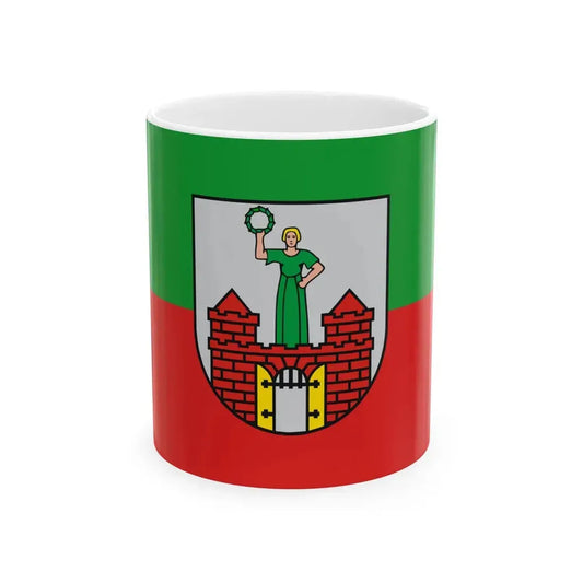 Flagge Magdeburg (Germany) White Coffee Mug 11oz - Go Mug Yourself