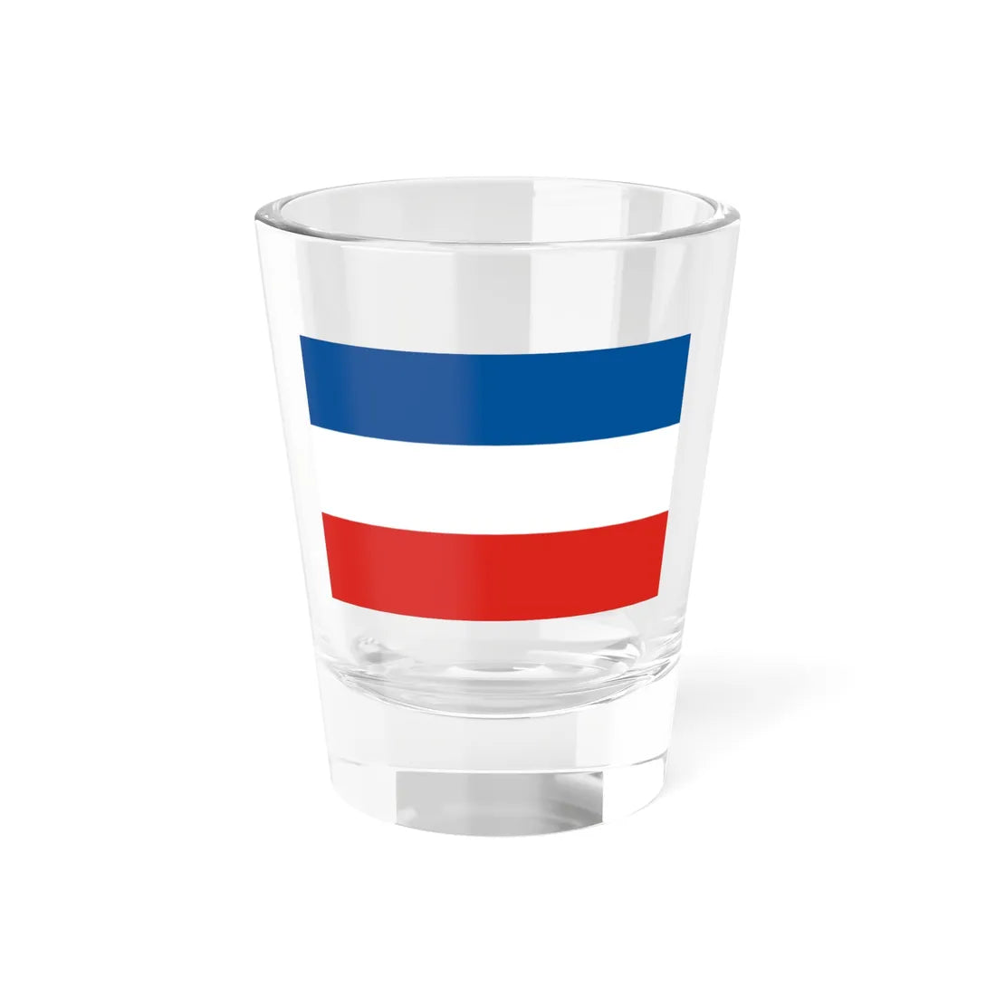 Flagge Mannheim BW-palette (Germany) Shot Glass 1.5oz 1.5oz - Go Mug Yourself