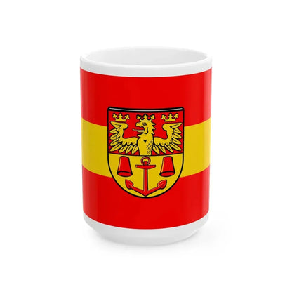 Flagge Marienhafe (Germany) White Coffee Mug 15oz - Go Mug Yourself