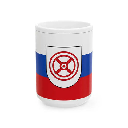 Flagge Melle (Germany) White Coffee Mug 15oz - Go Mug Yourself