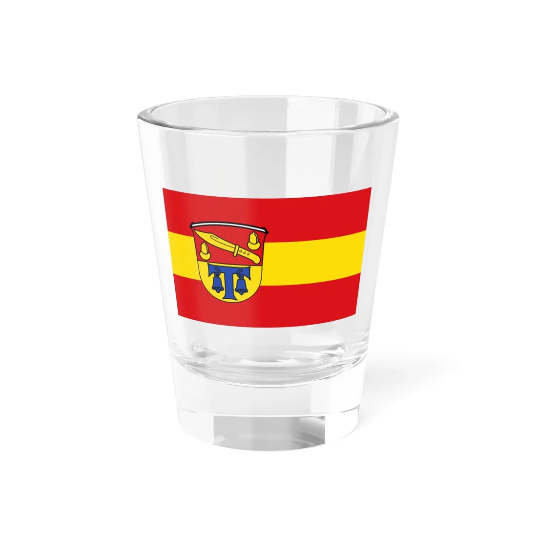 Flagge Messingen (Germany) Shot Glass 1.5oz 1.5oz - Go Mug Yourself