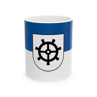 Flagge Muehlheim an der Donau (Germany) White Coffee Mug 11oz - Go Mug Yourself