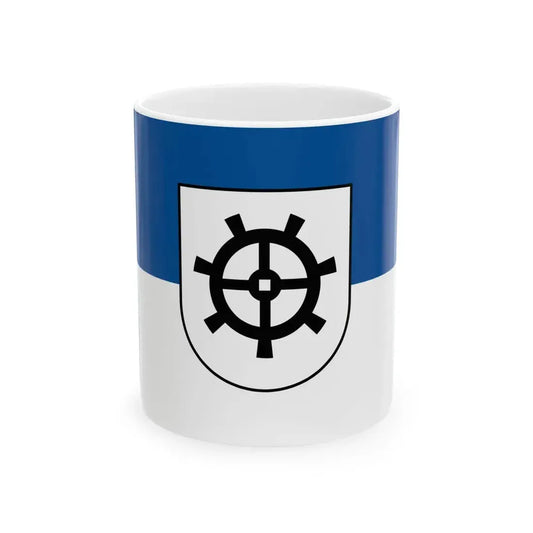 Flagge Muehlheim an der Donau (Germany) White Coffee Mug 11oz - Go Mug Yourself