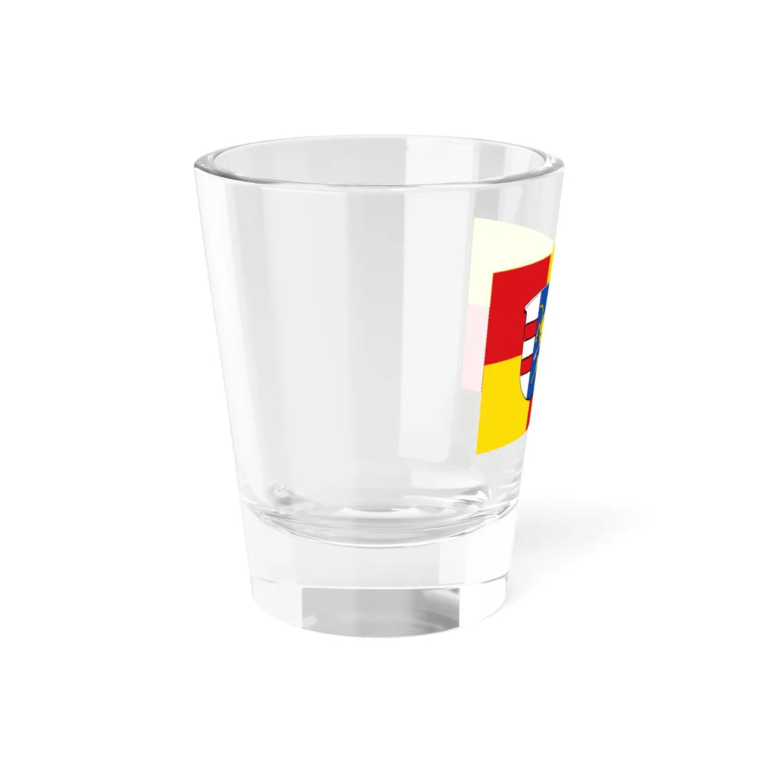 Flagge Muemling-Grumbach (Germany) Shot Glass 1.5oz - Go Mug Yourself