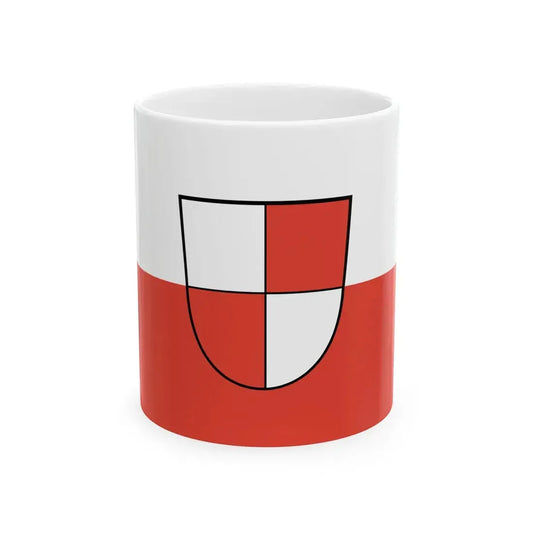Flagge Nellingen auf den Fildern (Germany) White Coffee Mug 11oz - Go Mug Yourself