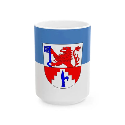 Flagge Neuhaus Oste (Germany) White Coffee Mug 15oz - Go Mug Yourself