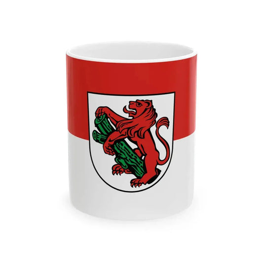 Flagge Neuhausen auf den Fildern (Germany) White Coffee Mug 11oz - Go Mug Yourself
