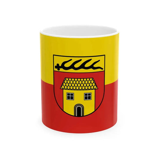 Flagge Neuhausen ob Eck (Germany) White Coffee Mug 11oz - Go Mug Yourself