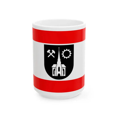 Flagge Neunkirchen (Germany) White Coffee Mug 15oz - Go Mug Yourself