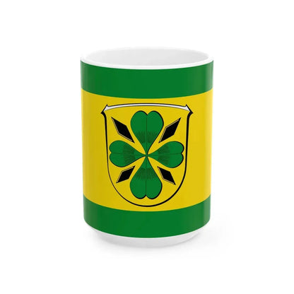 Flagge Niederdieten (Germany) White Coffee Mug 15oz - Go Mug Yourself