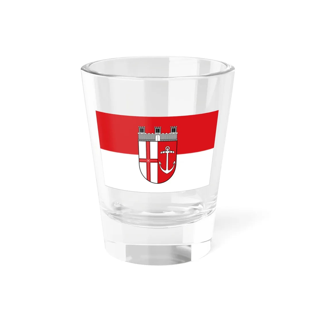 Flagge Niederlahnstein (Germany) Shot Glass 1.5oz 1.5oz - Go Mug Yourself