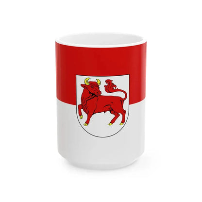 Flagge Niederlausitz (Germany) White Coffee Mug 15oz - Go Mug Yourself