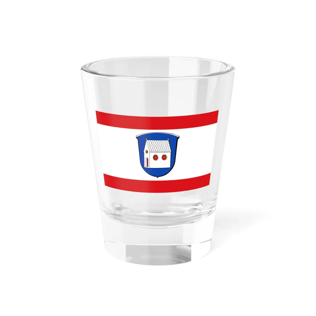 Flagge Niedernhausen Fischbachtal (Germany) Shot Glass 1.5oz 1.5oz - Go Mug Yourself