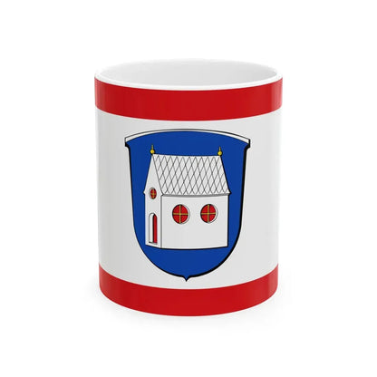 Flagge Niedernhausen Fischbachtal (Germany) White Coffee Mug 11oz - Go Mug Yourself