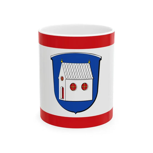 Flagge Niedernhausen Fischbachtal (Germany) White Coffee Mug 11oz - Go Mug Yourself