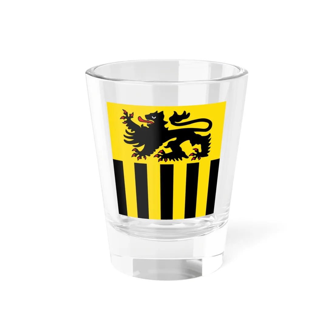 Flagge Niederzier (Germany) Shot Glass 1.5oz 1.5oz - Go Mug Yourself