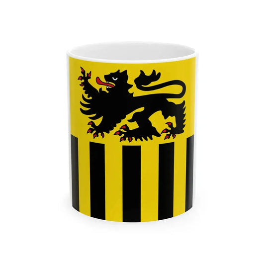 Flagge Niederzier (Germany) White Coffee Mug 11oz - Go Mug Yourself
