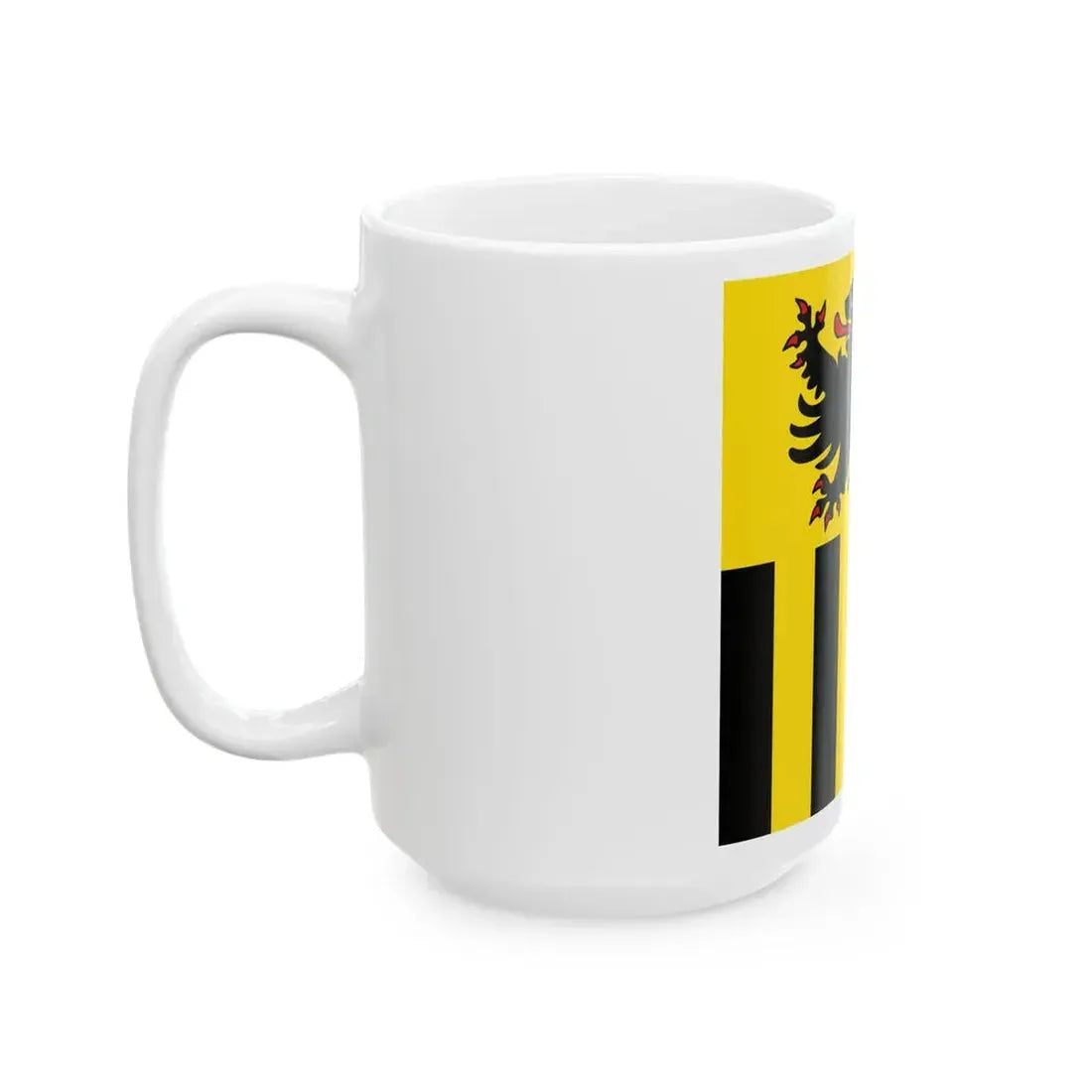 Flagge Niederzier (Germany) White Coffee Mug - Go Mug Yourself