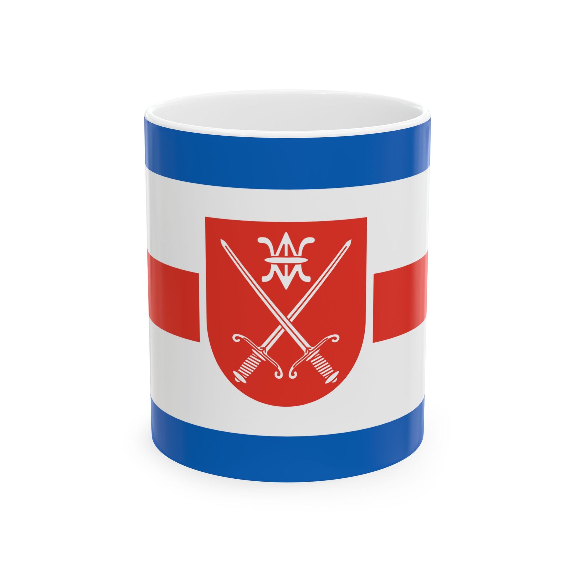 Flagge Niendorf Stecknitz (Germany) White Coffee Mug-11oz-Go Mug Yourself