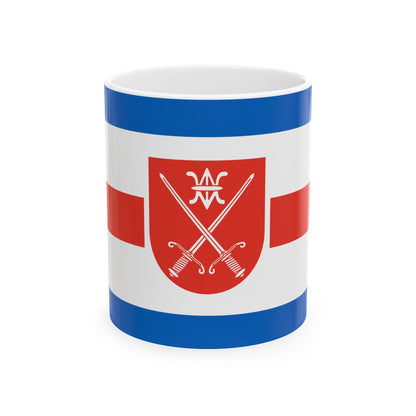 Flagge Niendorf Stecknitz (Germany) White Coffee Mug-11oz-Go Mug Yourself