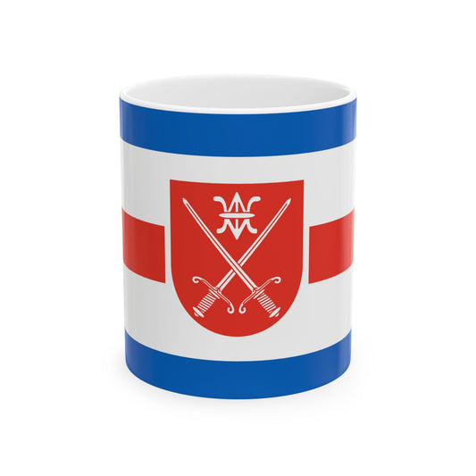 Flagge Niendorf Stecknitz (Germany) White Coffee Mug-11oz-Go Mug Yourself