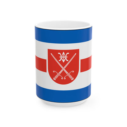 Flagge Niendorf Stecknitz (Germany) White Coffee Mug-15oz-Go Mug Yourself