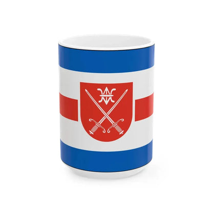 Flagge Niendorf Stecknitz (Germany) White Coffee Mug 15oz - Go Mug Yourself