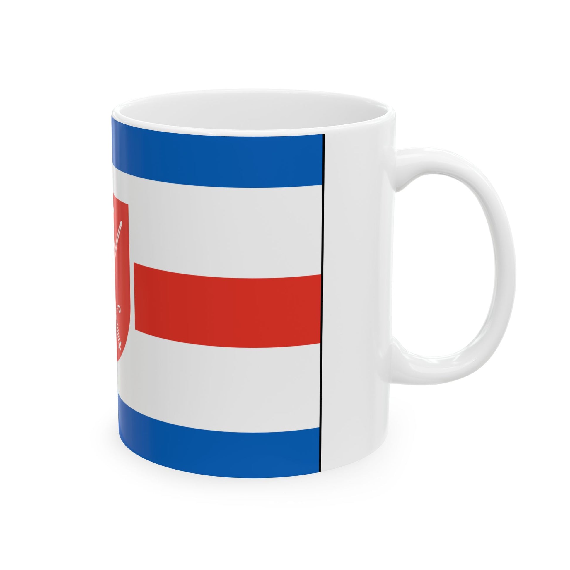 Flagge Niendorf Stecknitz (Germany) White Coffee Mug-Go Mug Yourself
