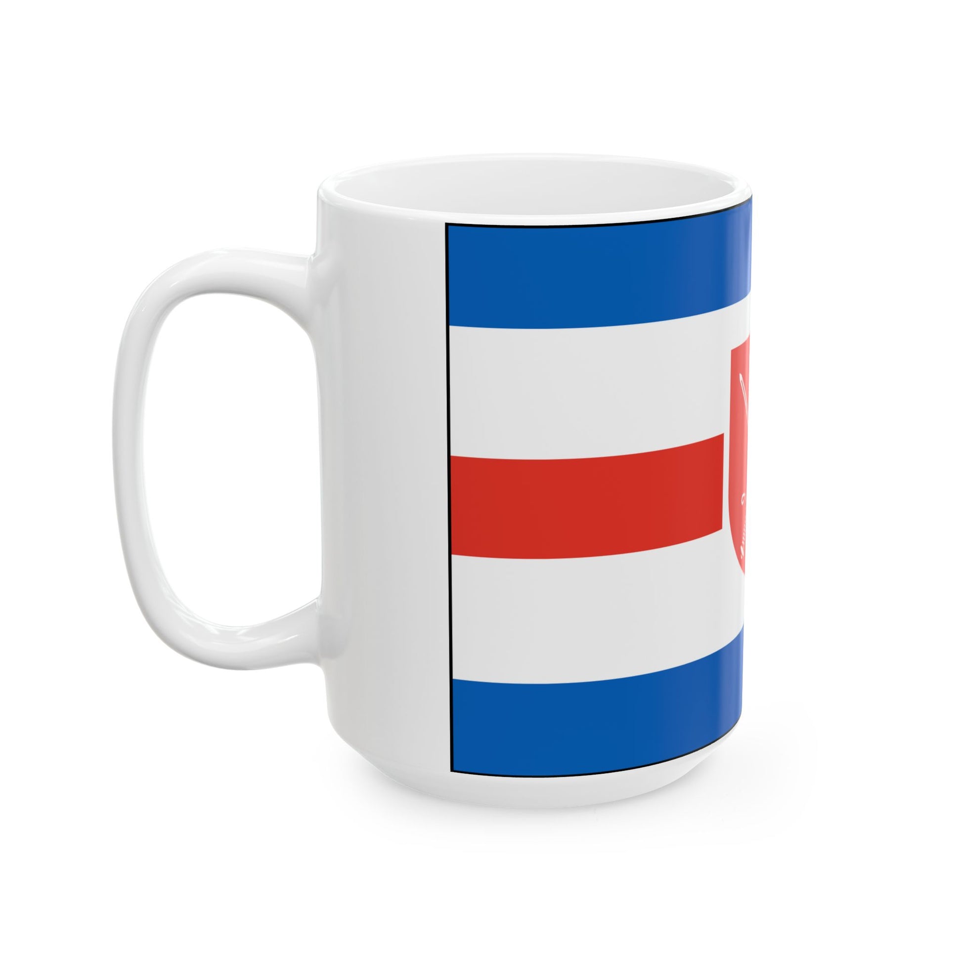 Flagge Niendorf Stecknitz (Germany) White Coffee Mug-Go Mug Yourself