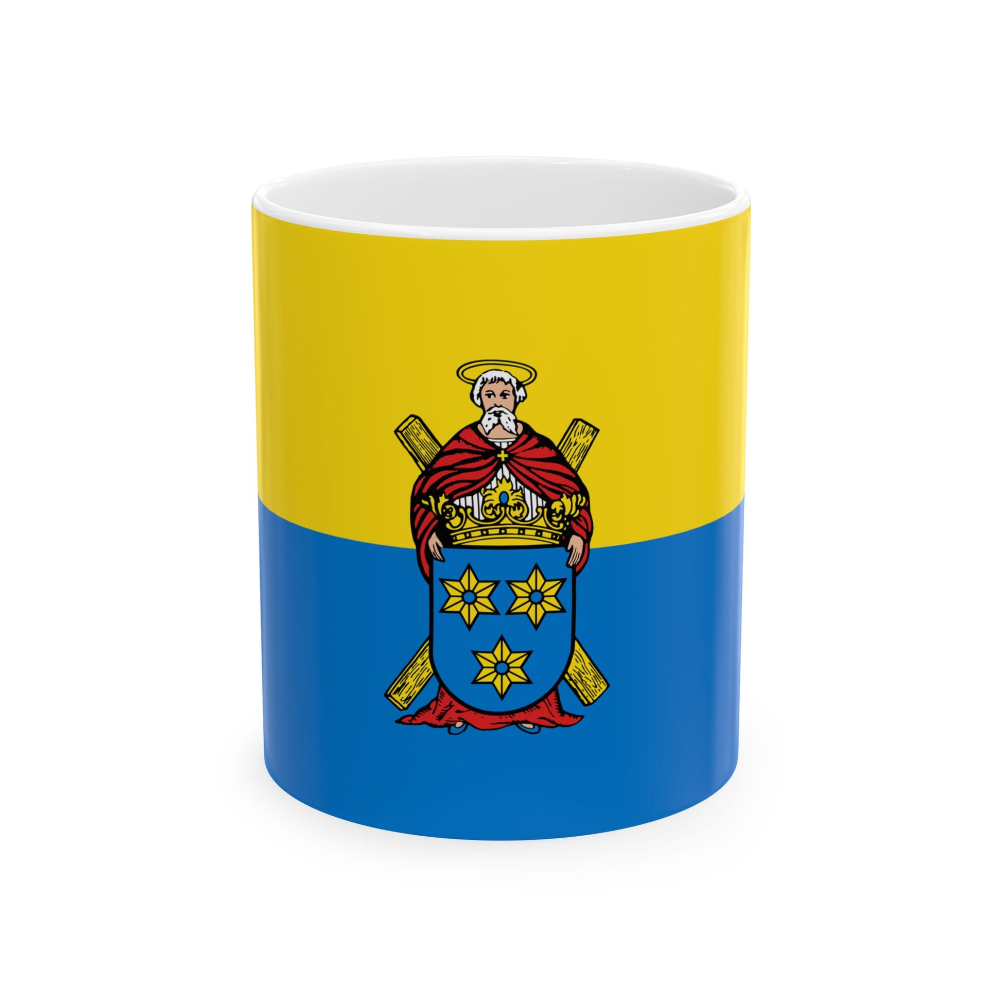 Flagge Norden Ostfriesland (Germany) White Coffee Mug-11oz-Go Mug Yourself