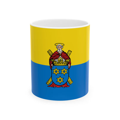 Flagge Norden Ostfriesland (Germany) White Coffee Mug-11oz-Go Mug Yourself