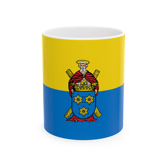 Flagge Norden Ostfriesland (Germany) White Coffee Mug-11oz-Go Mug Yourself