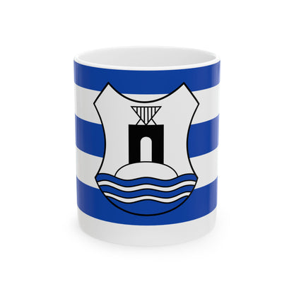 Flagge Norderney gross (Germany) White Coffee Mug-11oz-Go Mug Yourself
