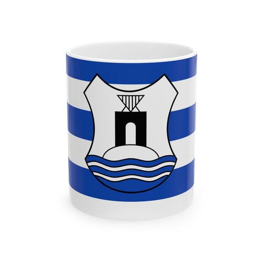 Flagge Norderney gross (Germany) White Coffee Mug-11oz-Go Mug Yourself