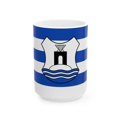 Flagge Norderney gross (Germany) White Coffee Mug 15oz - Go Mug Yourself