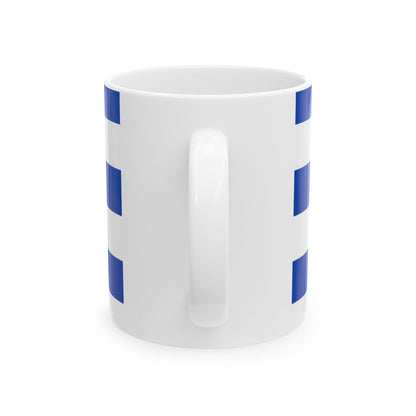 Flagge Norderney gross (Germany) White Coffee Mug-Go Mug Yourself