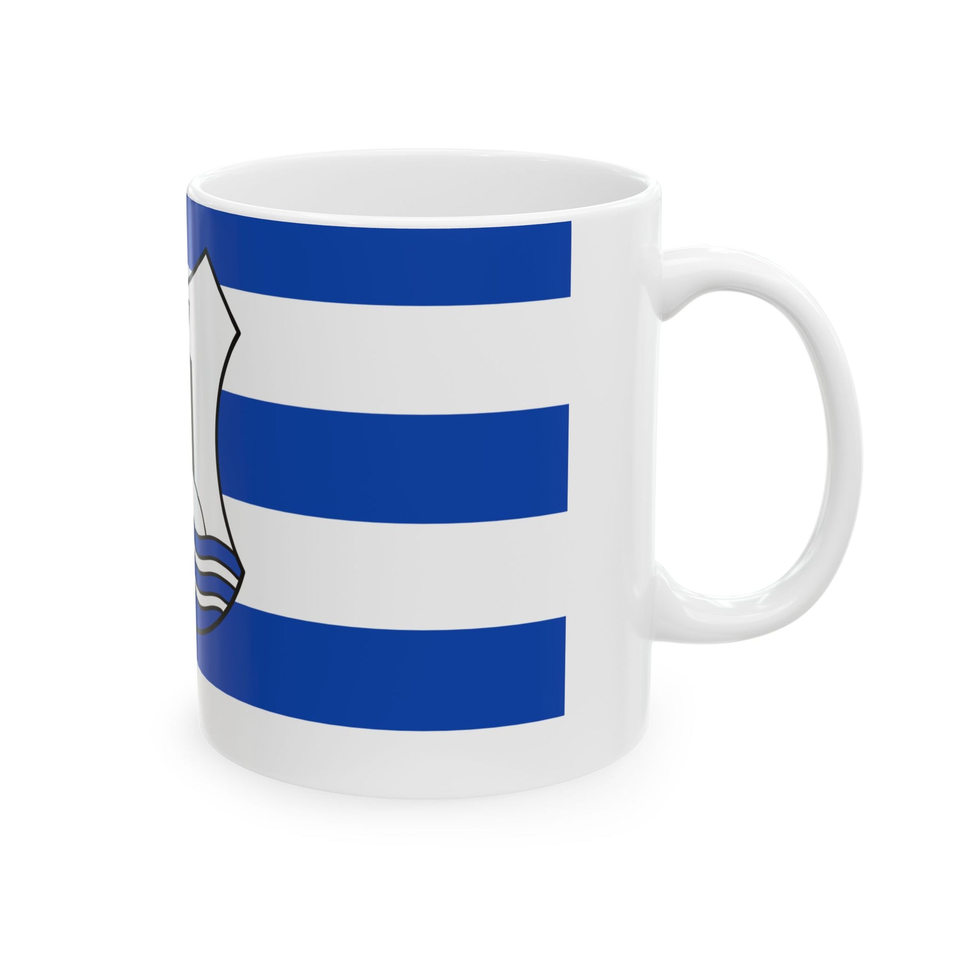 Flagge Norderney gross (Germany) White Coffee Mug-Go Mug Yourself