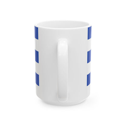 Flagge Norderney gross (Germany) White Coffee Mug-Go Mug Yourself