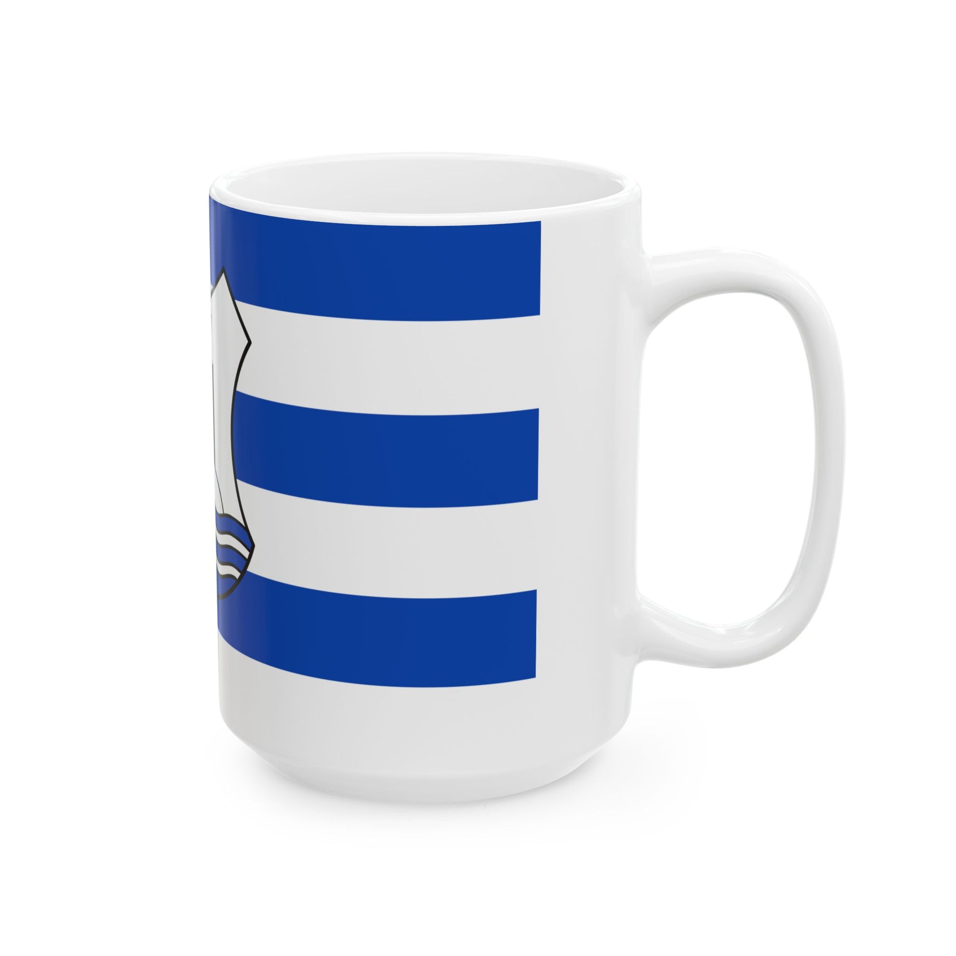 Flagge Norderney gross (Germany) White Coffee Mug-Go Mug Yourself