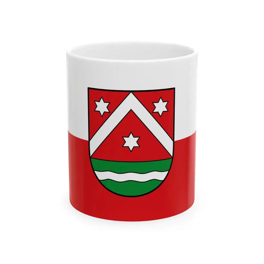 Flagge Nordleda (Germany) White Coffee Mug 11oz - Go Mug Yourself