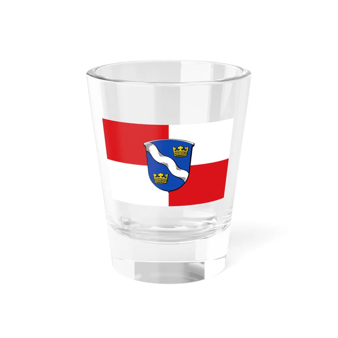 Flagge Ober-Kainsbach (Germany) Shot Glass 1.5oz 1.5oz - Go Mug Yourself