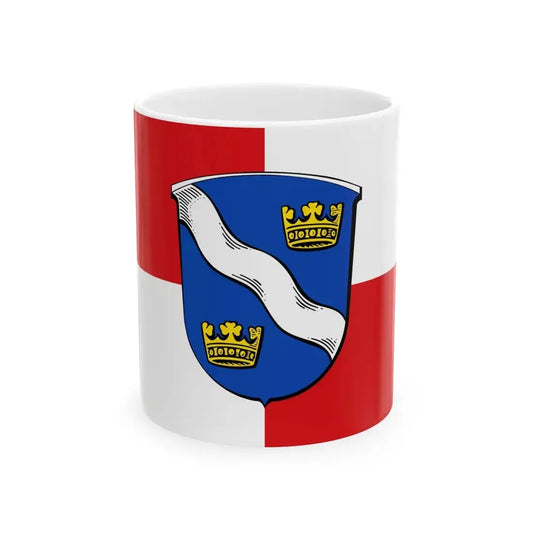 Flagge Ober-Kainsbach (Germany) White Coffee Mug 11oz - Go Mug Yourself
