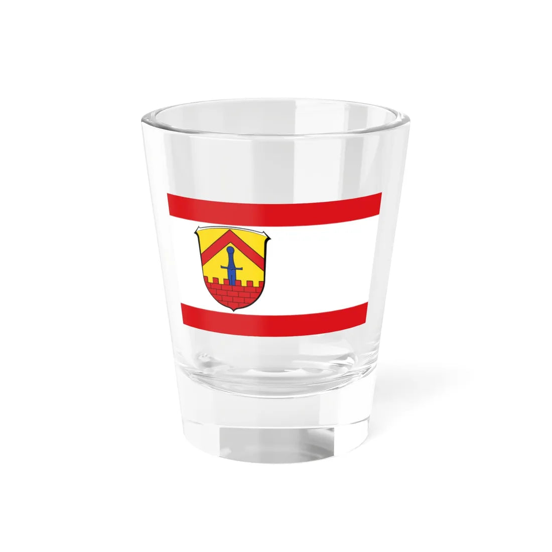 Flagge Ober-Roden (Germany) Shot Glass 1.5oz 1.5oz - Go Mug Yourself