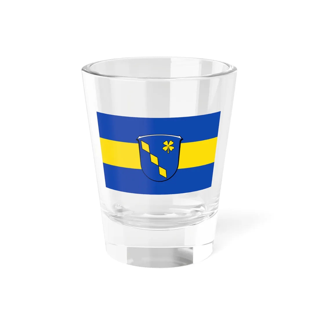 Flagge Oberasphe (Germany) Shot Glass 1.5oz 1.5oz - Go Mug Yourself